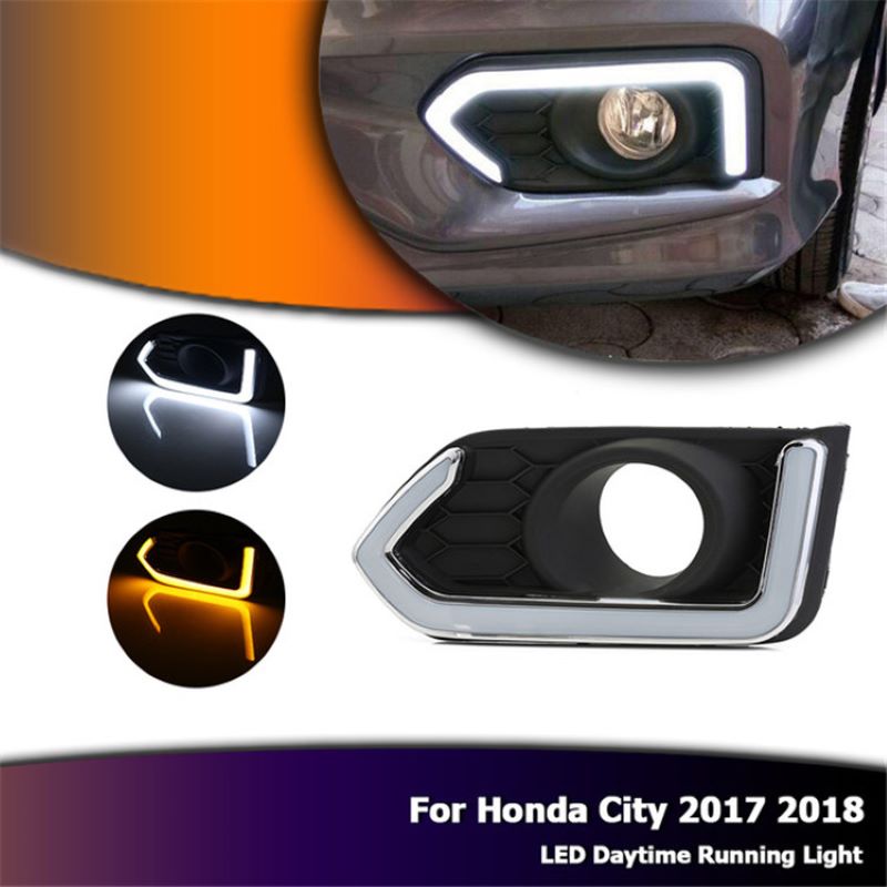 Tageslicht für Honda City 2017~2018,Foglamp für Honda City 2017~2018 DRL